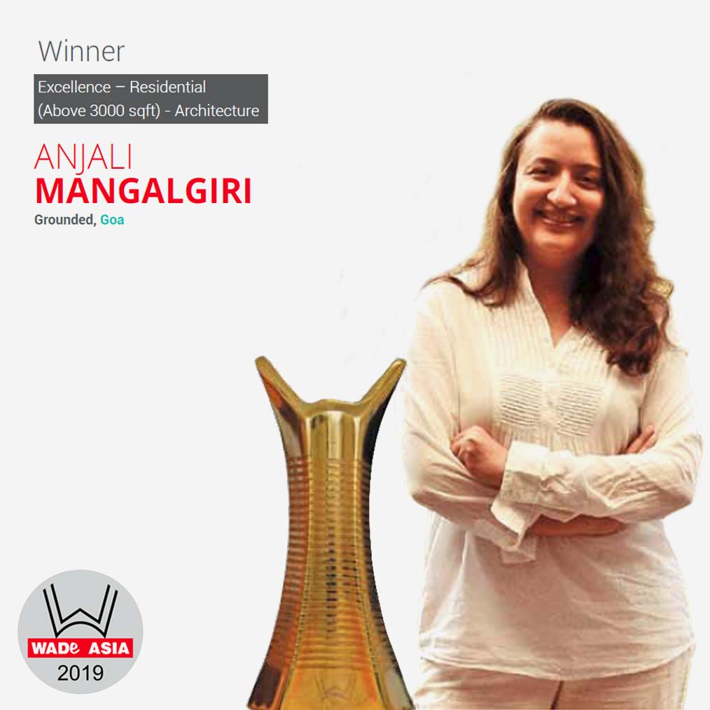 WADE ASIA® Winners 2019 - Anjali Mangalgiri, Grounded, Goa