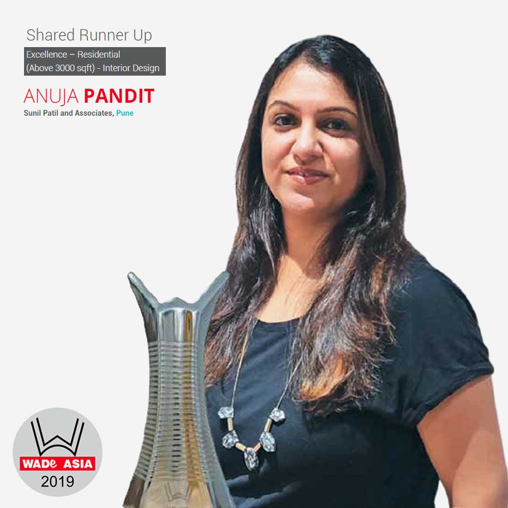 WADE ASIA WINNERS 2019 - Anuja Pandit, Sunil Patil and Associates, Pune